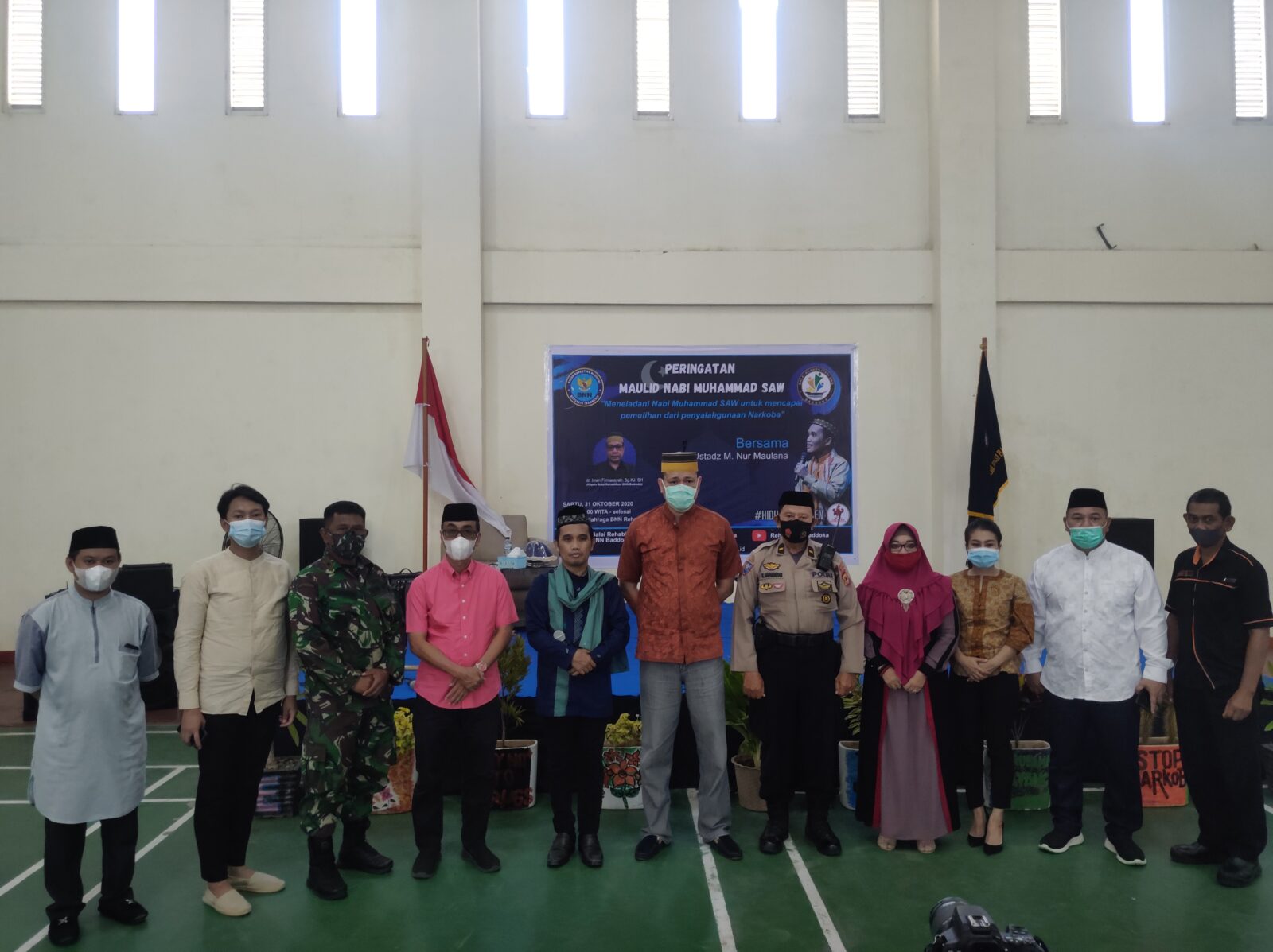 Peringatan Maulid Nabi Muhammad SAW 1442 H di Balai Rehabilitasi BNN Baddoka Peringatan Maulid Nabi Muhammad SAW 1442 H di Balai Rehabilitasi BNN Baddoka