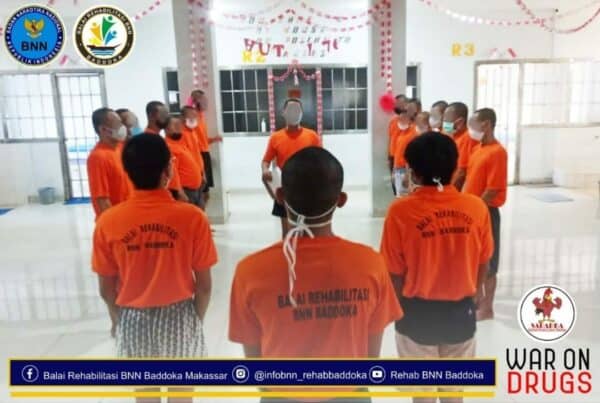 kegiatan Welcome Speech Klien Detoksifikasi yang join ke Entry Unit