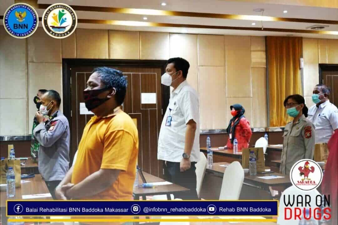 Kepala Balai Rehabilitasi BNN Baddoka menghadiri kegiatan Pertemuan Penguatan Kemitraan dan Jejaring Donor Darah Konsep Otomatis