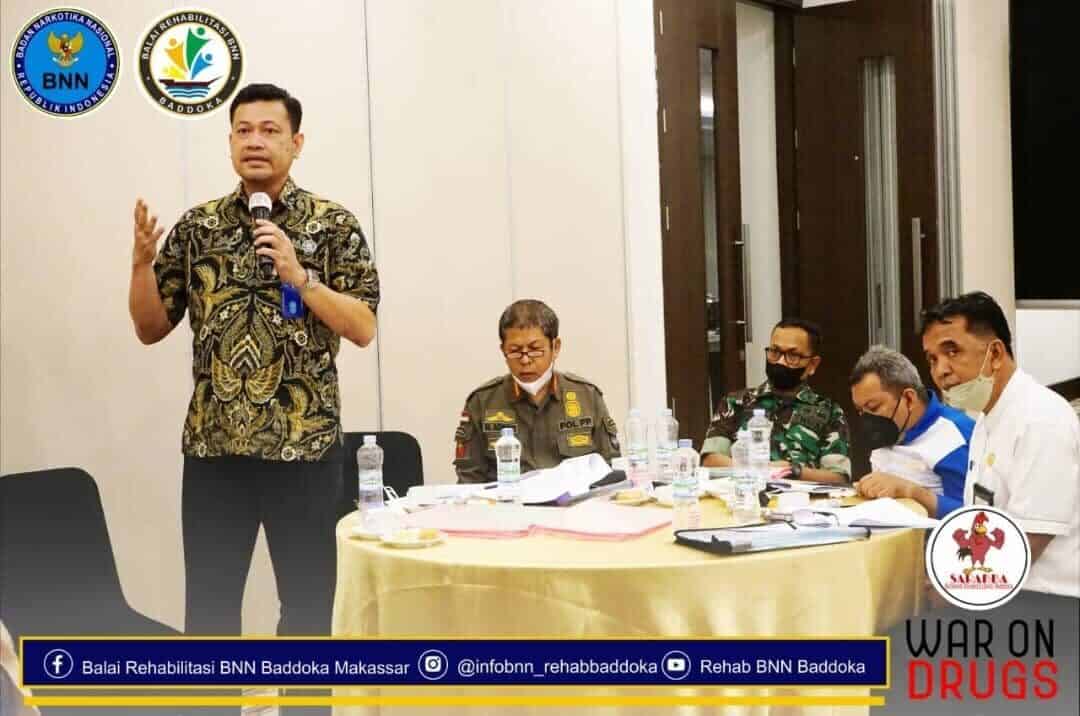 Kepala Balai Rehabilitasi BNN Baddoka menghadiri undangan kegiatan Uji Publik Ranperda P4GNPN oleh Sekretariat Daerah Pemerintah Provinsi Sulawesi Selatan Kepala Balai Rehabilitasi BNN Baddoka menghadiri undangan kegiatan Uji Publik Ranperda P4GNPN oleh Sekretariat Daerah Pemerintah Provinsi Sulawesi Selatan